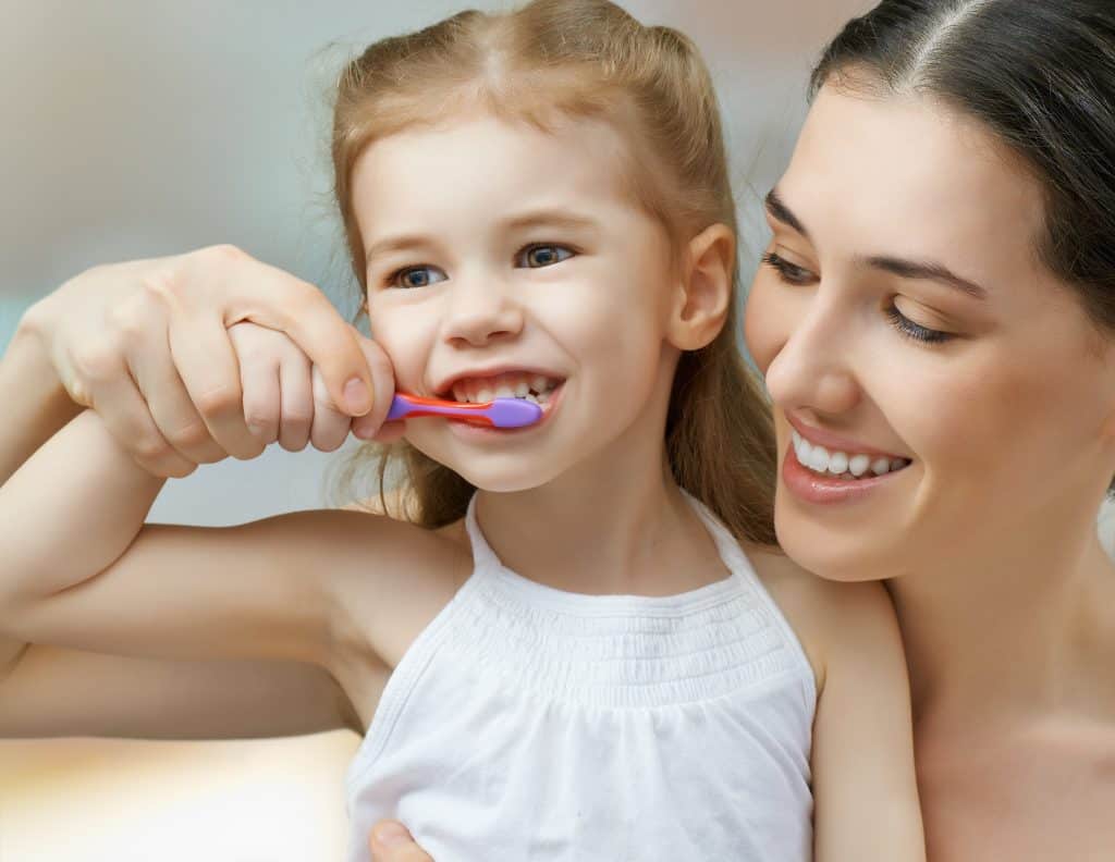 care for child's teeth